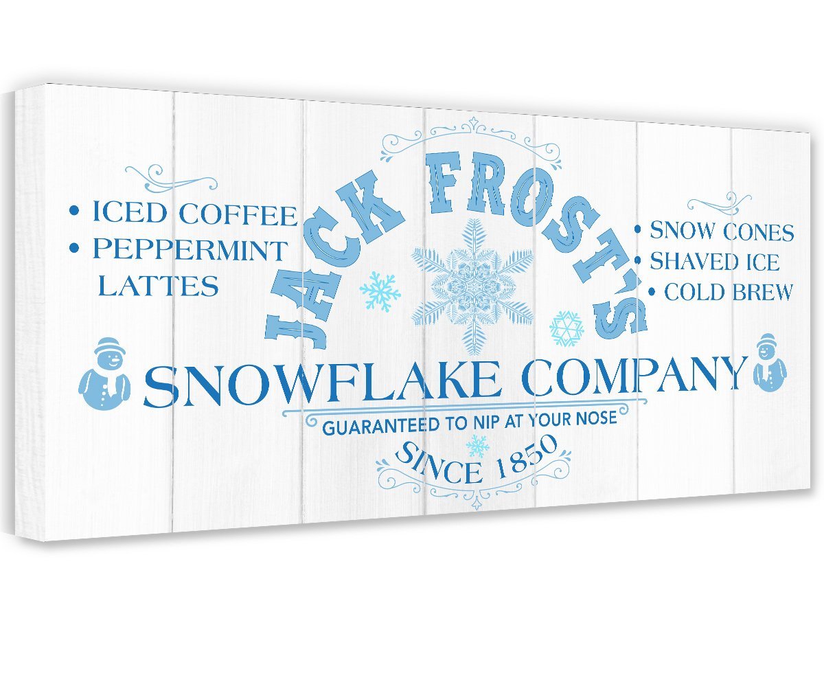 Jack Frost Snowflake Co - Canvas | Lone Star Art.