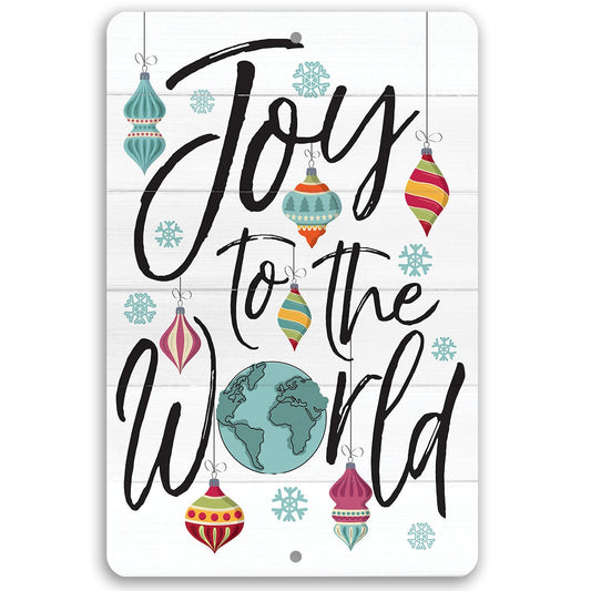 Joy To The World - Metal Sign Metal Sign Lone Star Art