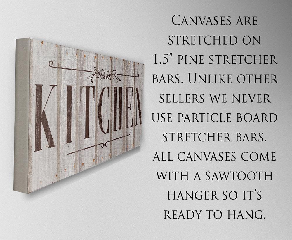 Kitchen Sign - Canvas | Lone Star Art.