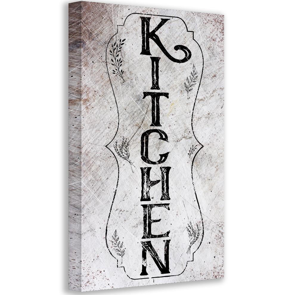 Kitchen - Vertical - Canvas | Lone Star Art.