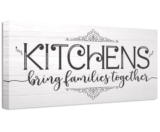 Kitchens Bring Families Together - Canvas | Lone Star Art.