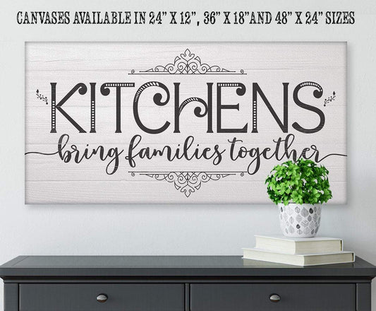 Kitchens Bring Families Together - Canvas | Lone Star Art.