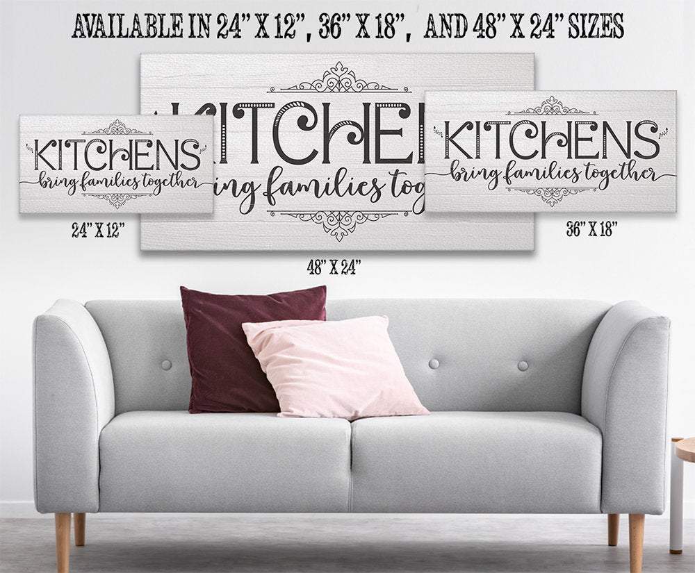 Kitchens Bring Families Together - Canvas | Lone Star Art.