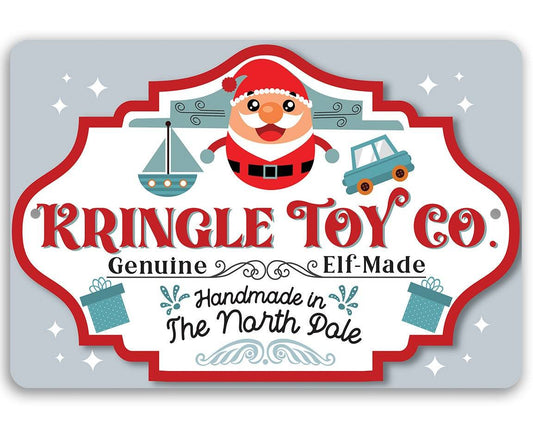 Kringle Toy Company - Metal Sign | Lone Star Art.