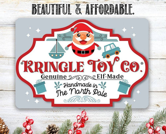 Kringle Toy Company - Metal Sign | Lone Star Art.