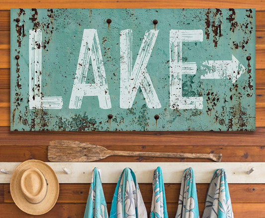 Lake Directional - Canvas | Lone Star Art.