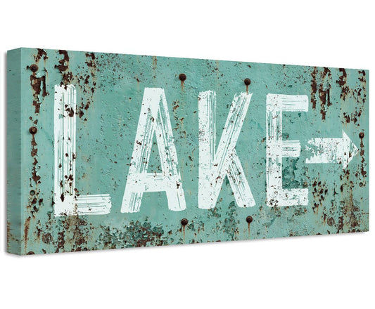 Lake Directional - Canvas | Lone Star Art.