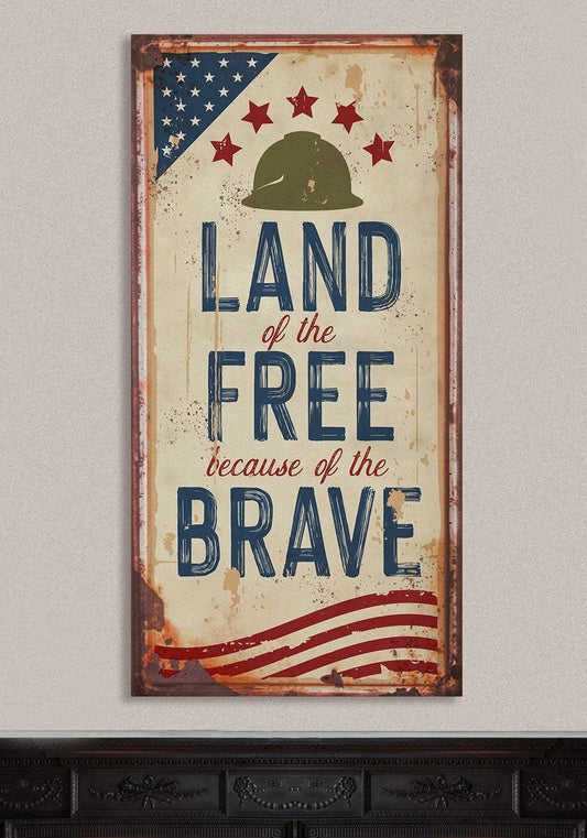 Land of The Free - Canvas | Lone Star Art.