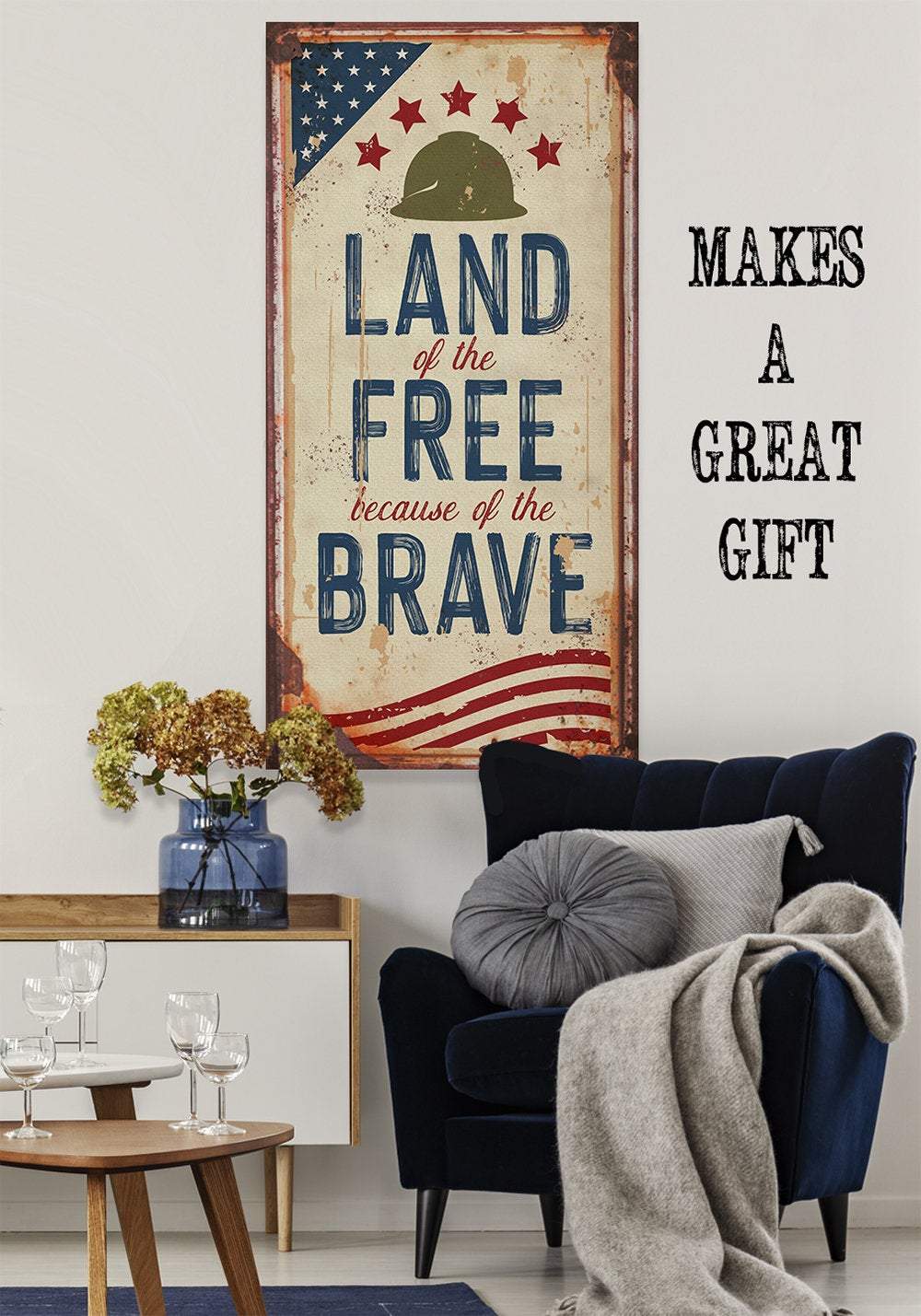 Land of The Free - Canvas | Lone Star Art.
