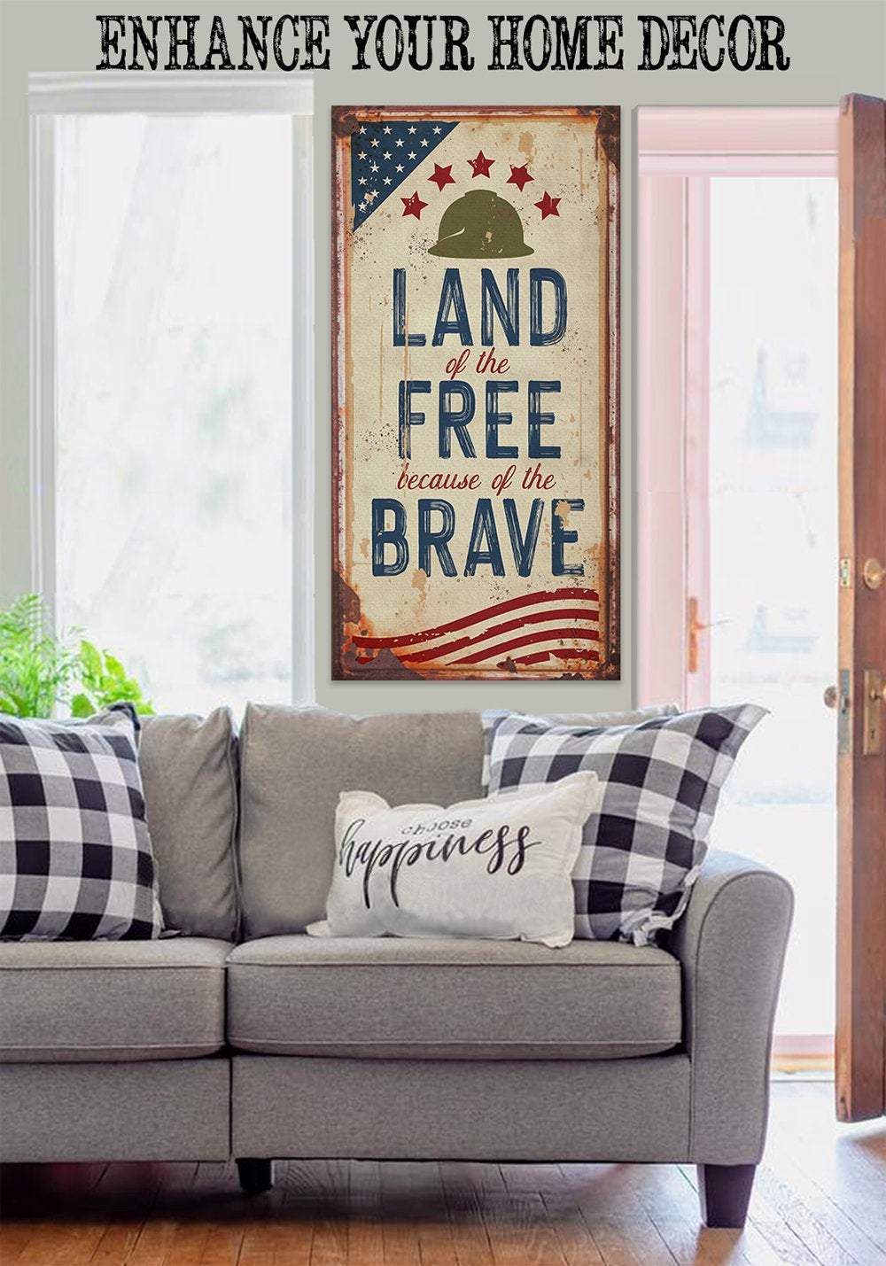 Land of The Free - Canvas | Lone Star Art.