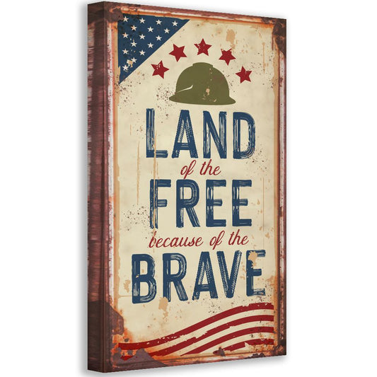 Land of The Free - Canvas | Lone Star Art.