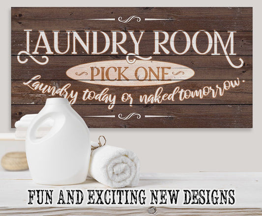 Laundry Pick One - Canvas | Lone Star Art.