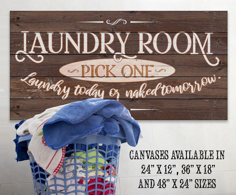 Laundry Pick One - Canvas | Lone Star Art.