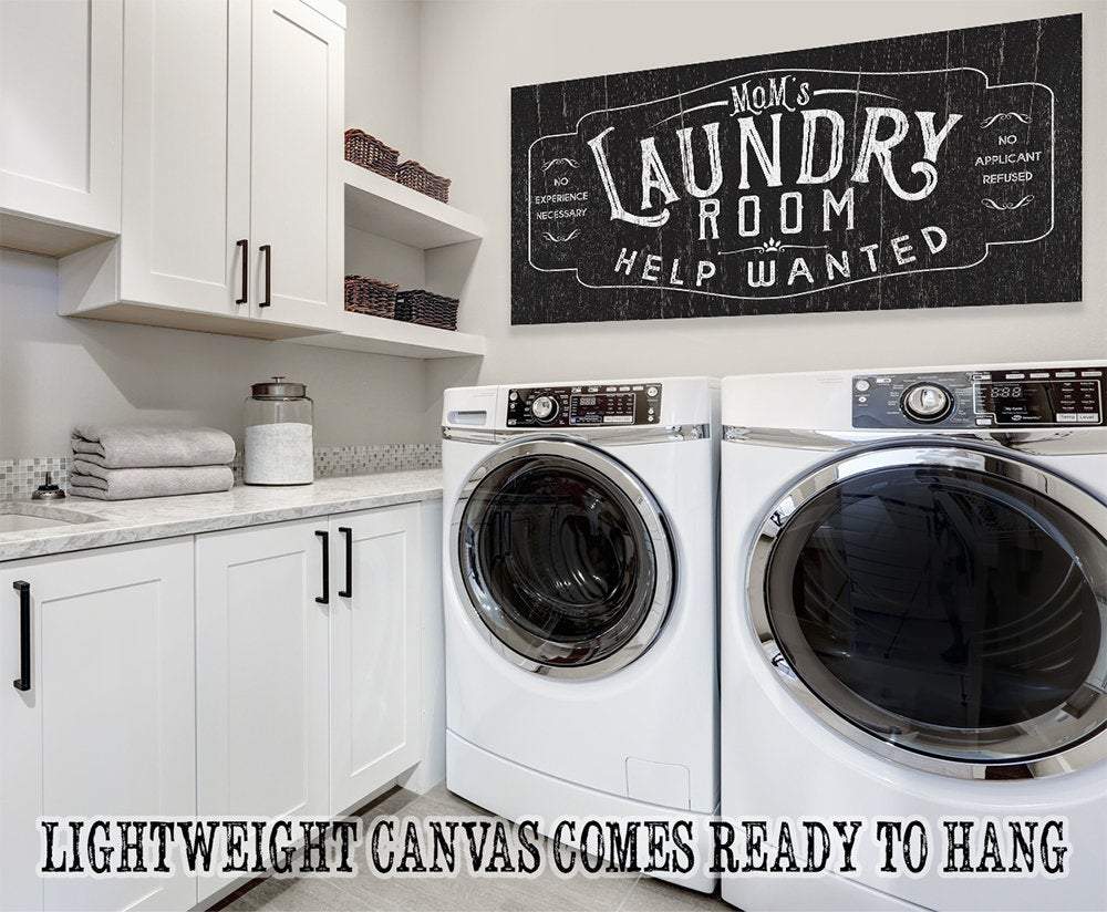 Laundry Room Help Wanted - Canvas | Lone Star Art.