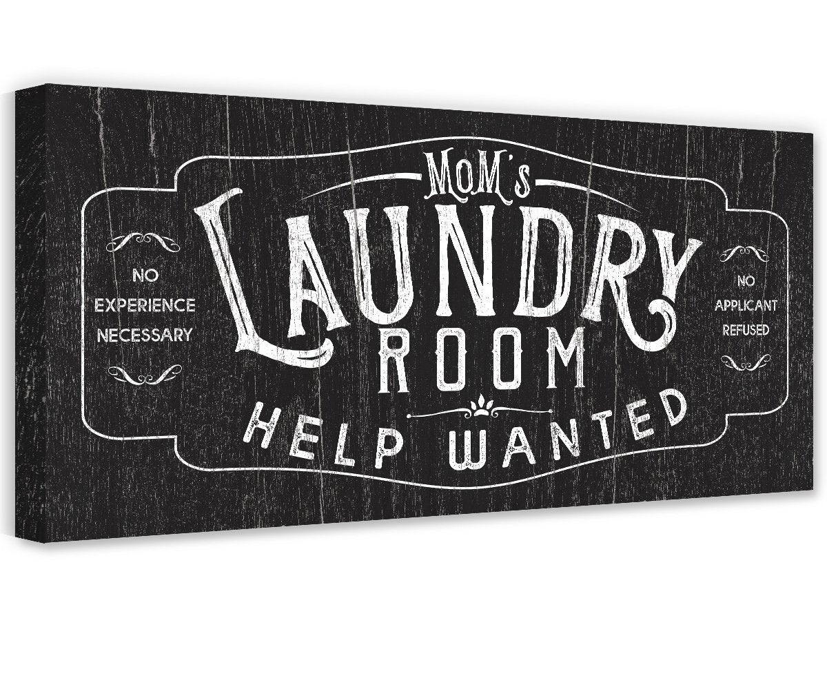 Laundry Room Help Wanted - Canvas | Lone Star Art.
