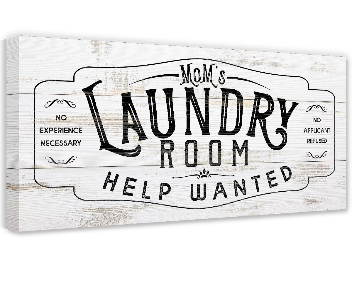 Laundry Room Help Wanted 2 - Canvas | Lone Star Art.