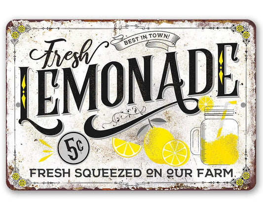 Lemonade - Metal Sign | Lone Star Art.