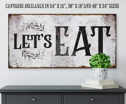 Let's Eat - Canvas | Lone Star Art.