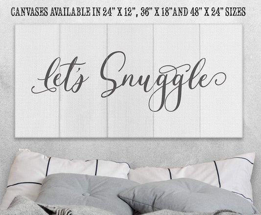 Let's Snuggle - Canvas | Lone Star Art.