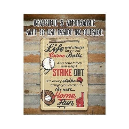 Life Will Always Throw You - Metal Sign | Lone Star Art.