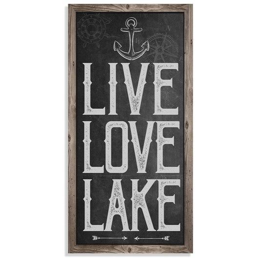 Live Love Lake - Canvas | Lone Star Art.