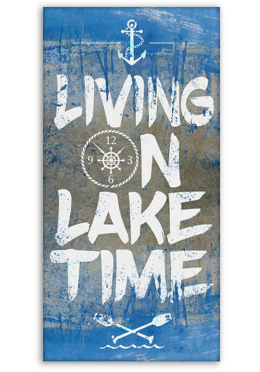 Living On Lake Time - Canvas | Lone Star Art.