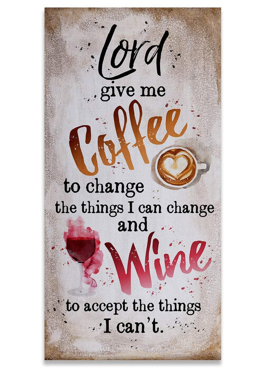 Lord,Give Me Coffee - Canvas | Lone Star Art.