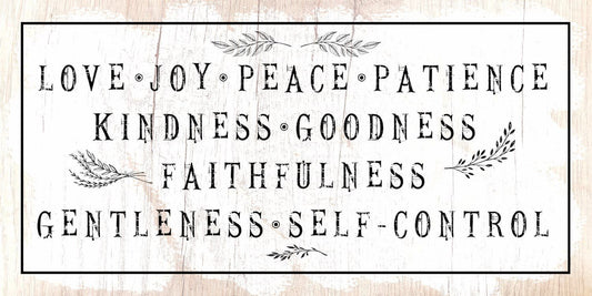 Love Joy Peace - Canvas | Lone Star Art.