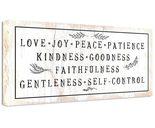 Love Joy Peace - Canvas | Lone Star Art.