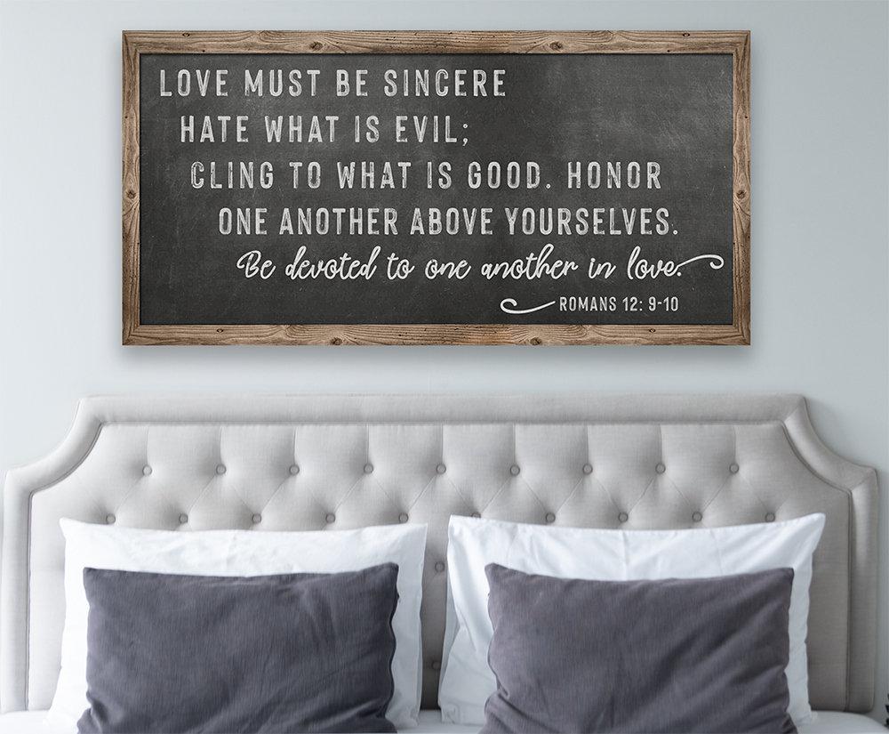 Love Must Be Sincere - Canvas | Lone Star Art.