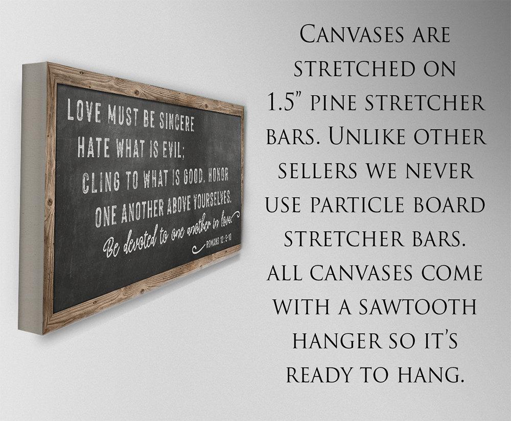 Love Must Be Sincere - Canvas | Lone Star Art.