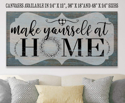 Make Yourself At Home - Canvas | Lone Star Art.