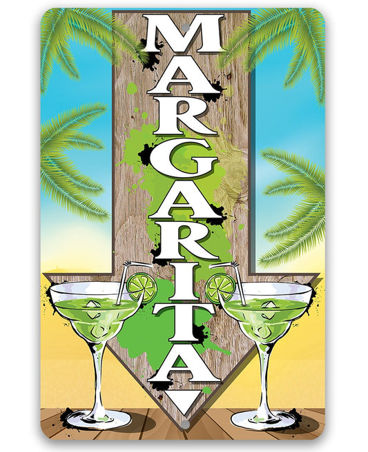 Margarita Directional -Metal Sign Metal Sign Lone Star Art