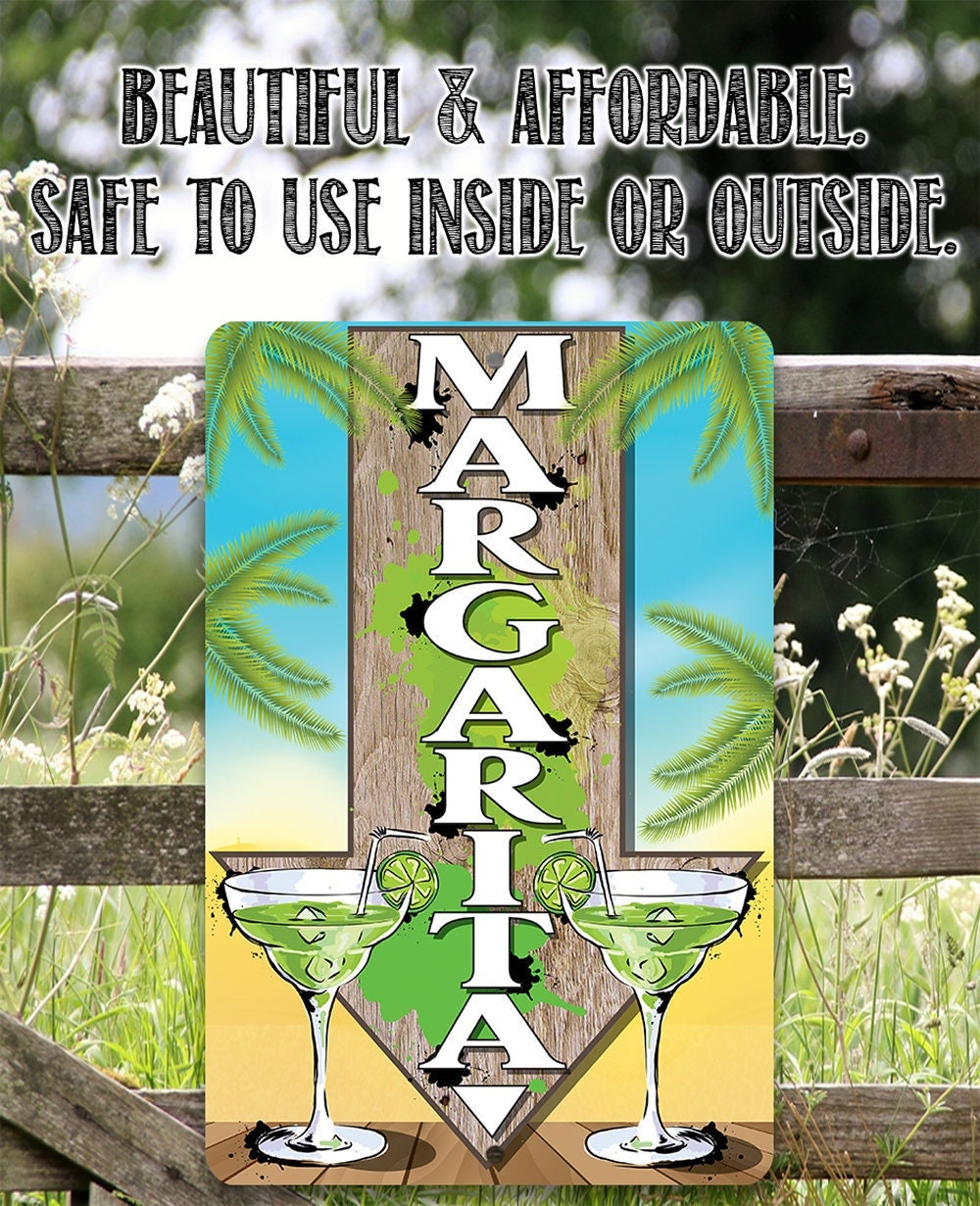 Margarita Directional -Metal Sign Metal Sign Lone Star Art 
