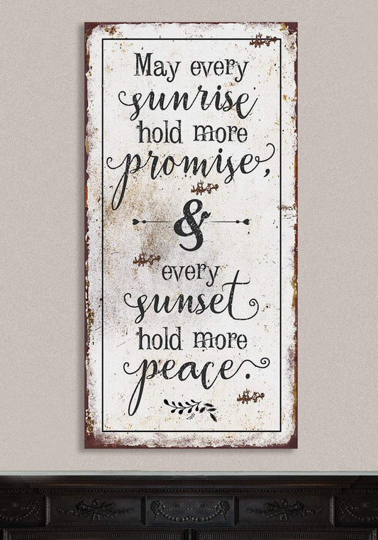 May Every Sunrise - Canvas | Lone Star Art.