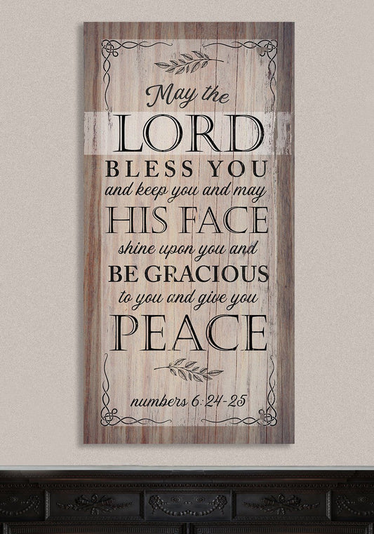 May The Lord Bless - Canvas | Lone Star Art.