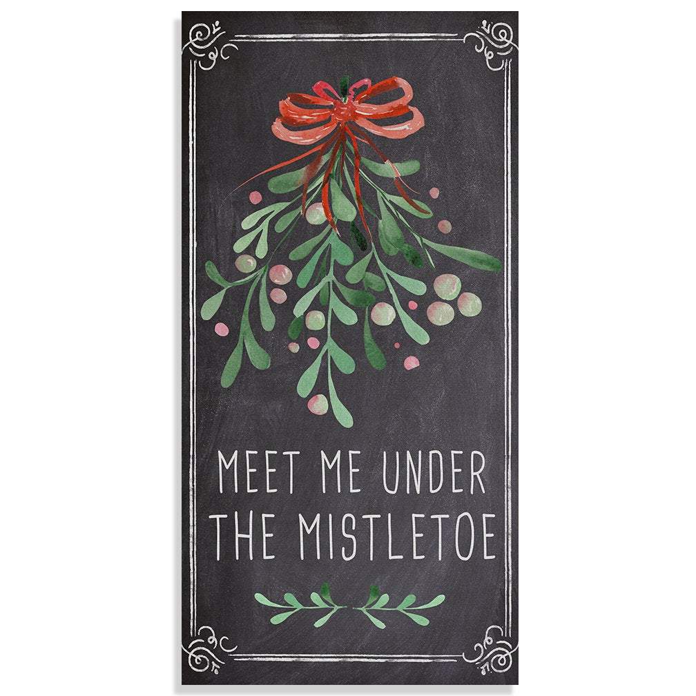 Meet Me Under The Mistletoe - Canvas | Lone Star Art.