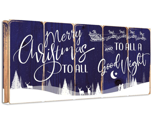 Merry Christmas To All - Canvas | Lone Star Art.