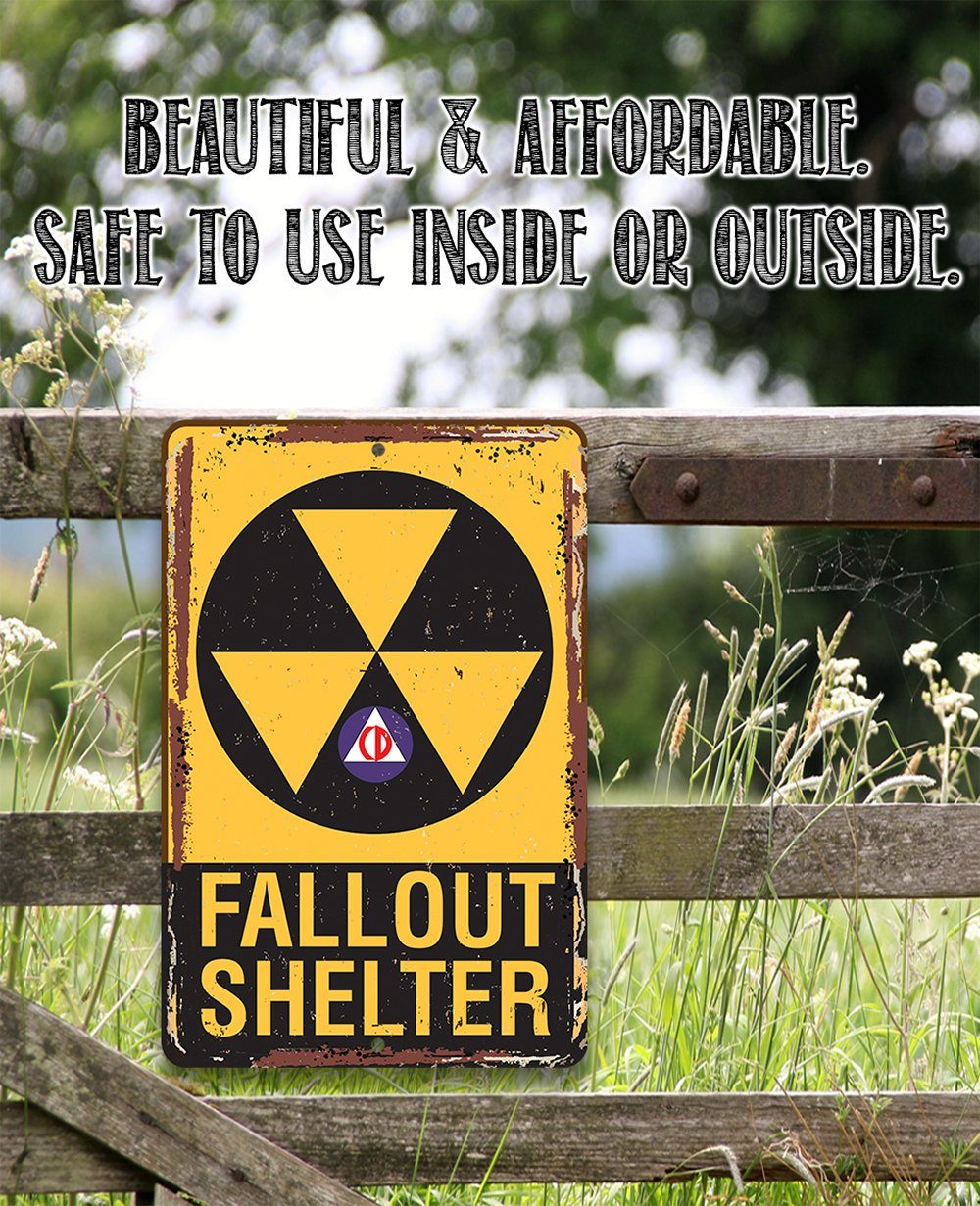 Fallout Shelter - Metal Sign | Lone Star Art.