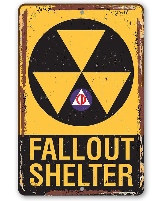Fallout Shelter - Metal Sign | Lone Star Art.