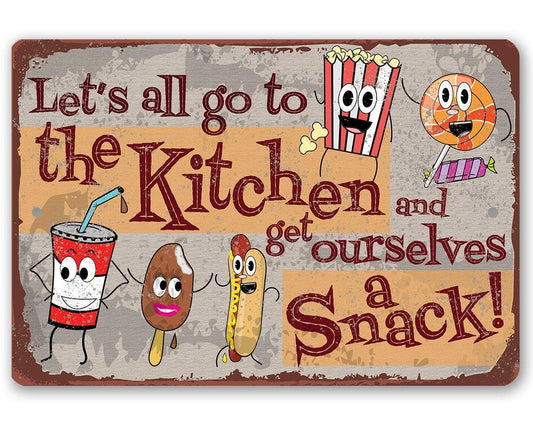 Get Ourselves A Snack - Metal Sign | Lone Star Art.