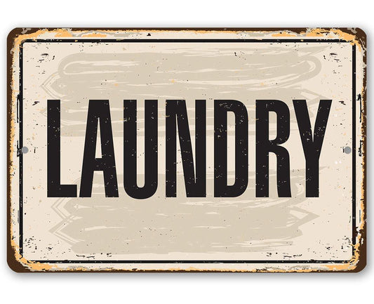 Laundry - Metal Sign | Lone Star Art.