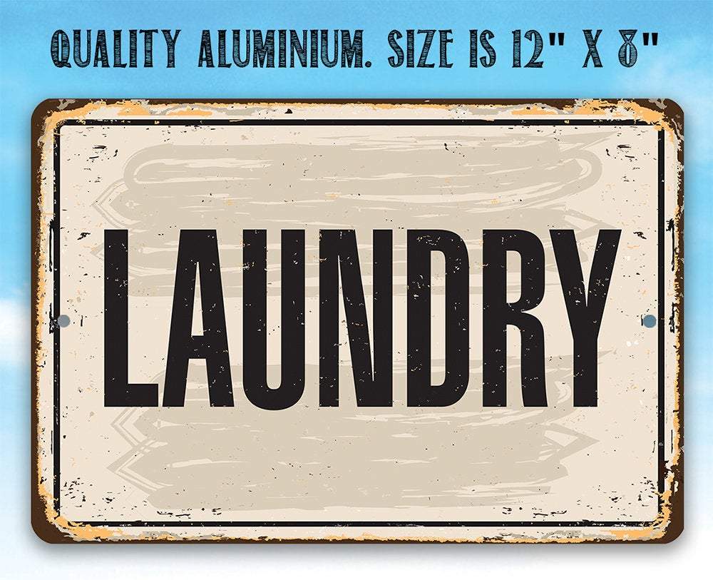 Laundry - Metal Sign | Lone Star Art.