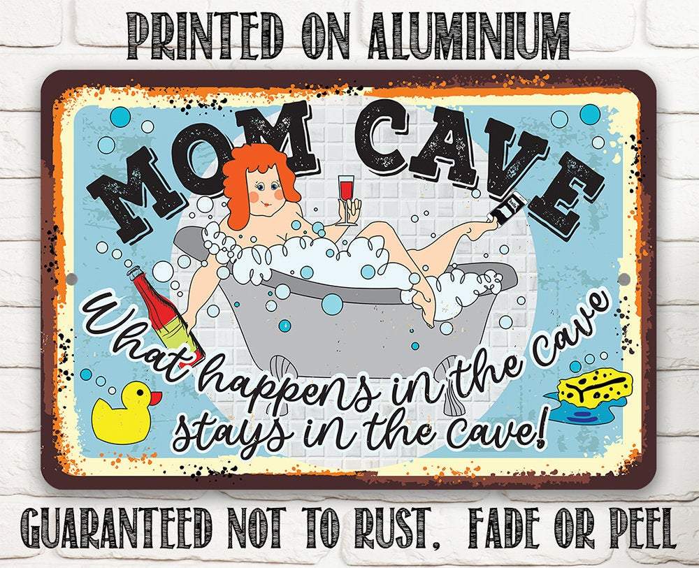 Mom Cave - Metal Sign | Lone Star Art.