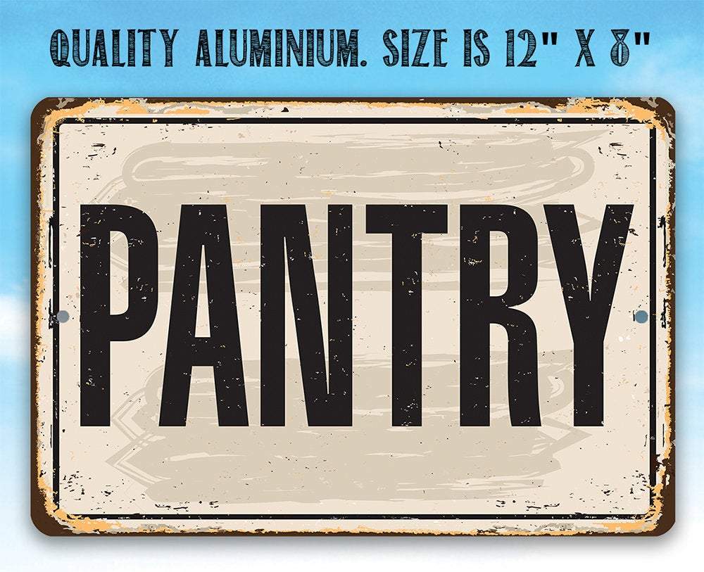 Pantry - Metal Sign | Lone Star Art.