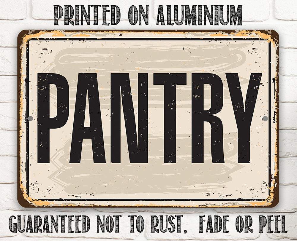 Pantry - Metal Sign | Lone Star Art.