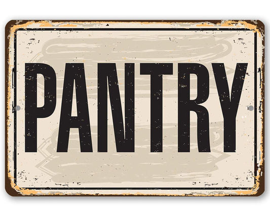 Pantry - Metal Sign | Lone Star Art.