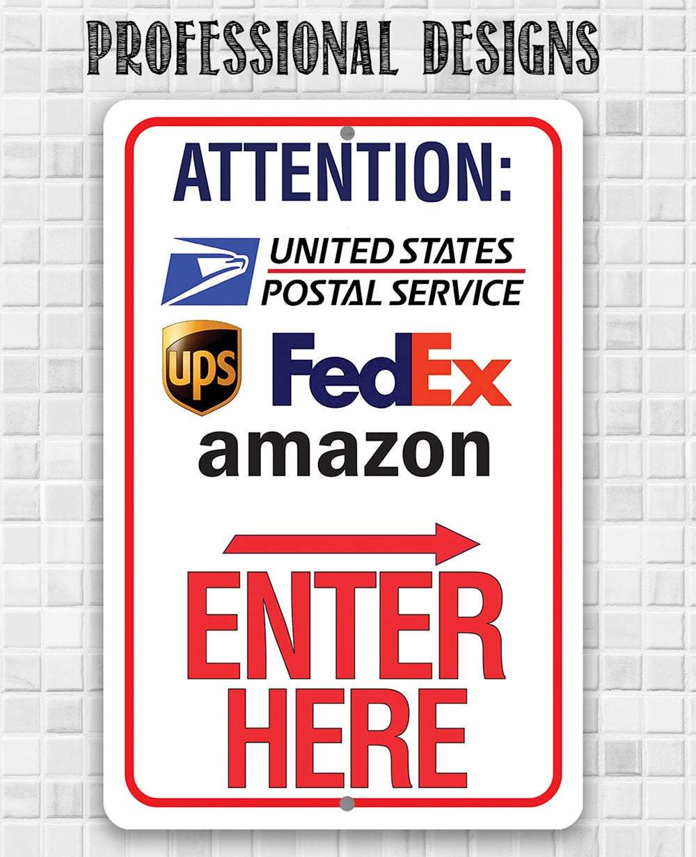 Usps Store Sign Postal Sign - Metal Sign | Lone Star Art.