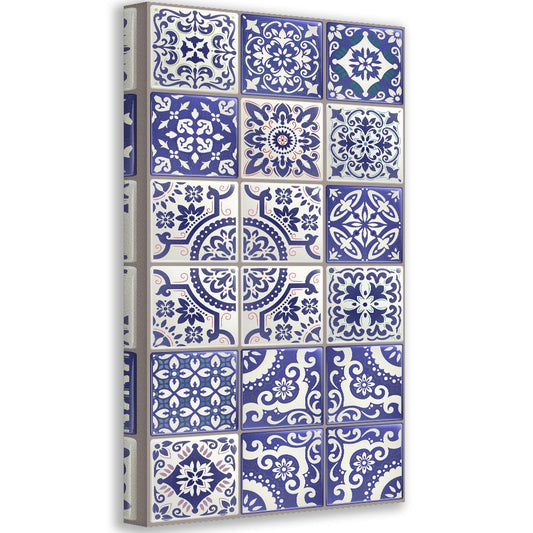 Mexican Tile Colorful - Canvas | Lone Star Art.