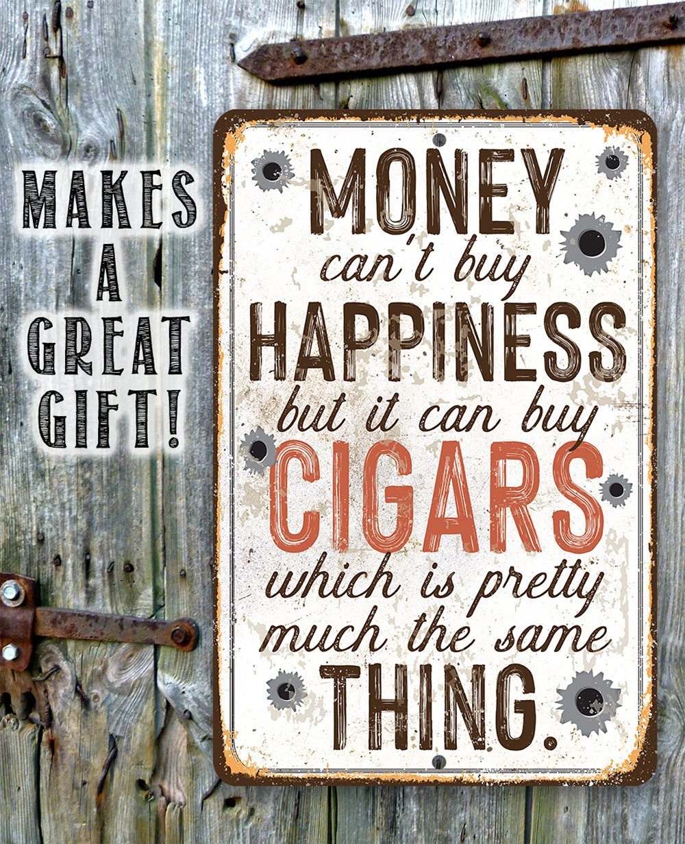 Money Can Buy Cigars - Metal Sign | Lone Star Art.